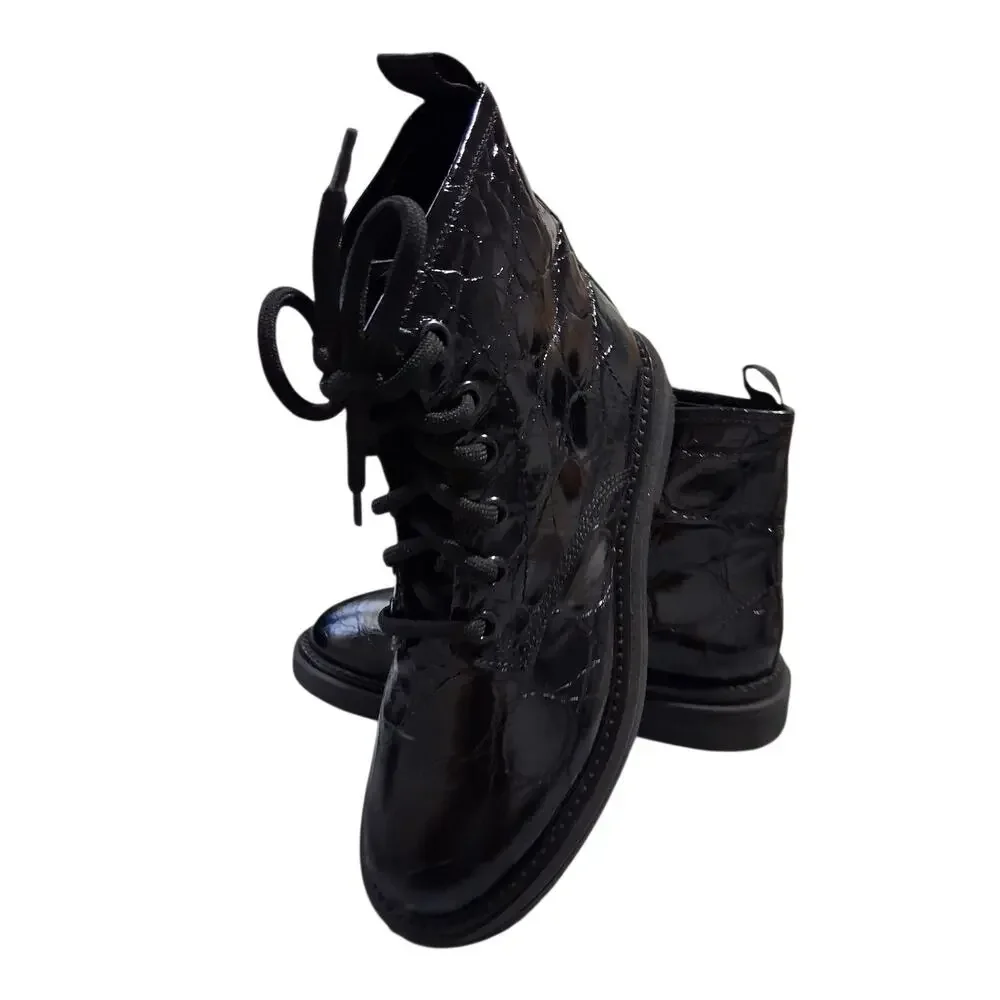AGL Moreen lace-up Boots Women's Size 35/5 Combat Witchy Whimsigoth Fairygoth‎
